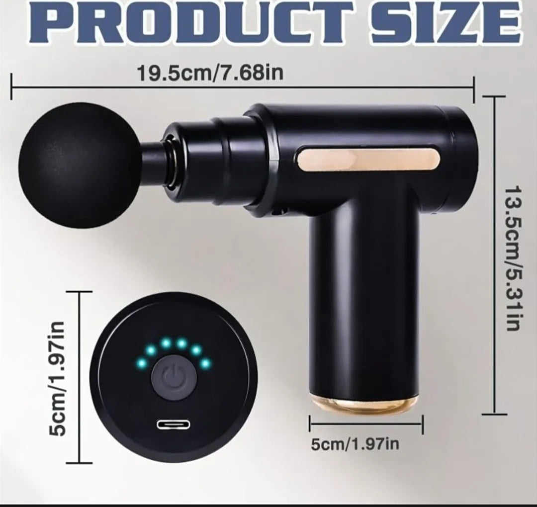 Imported Premium massager machine head massager full body massager – Deep Tissue Percussion Muscle Massage Gun With Multiple Heads For Pain Relief, Muscle Recovery, Neck, Shoulder & Back