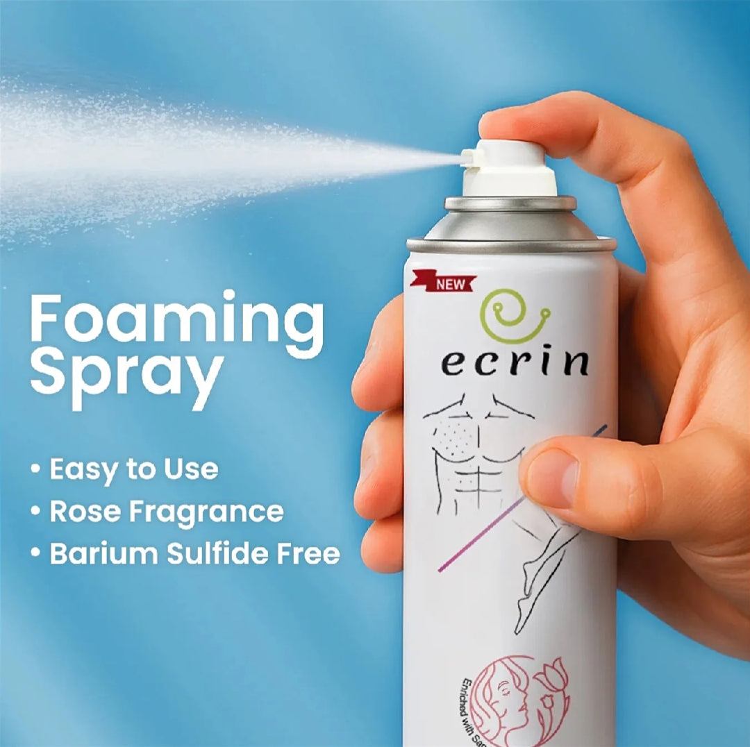 NEW Ecrin Hair Removal Foaming Spray - Advance Formula with Refreshing Fragrance (200ml