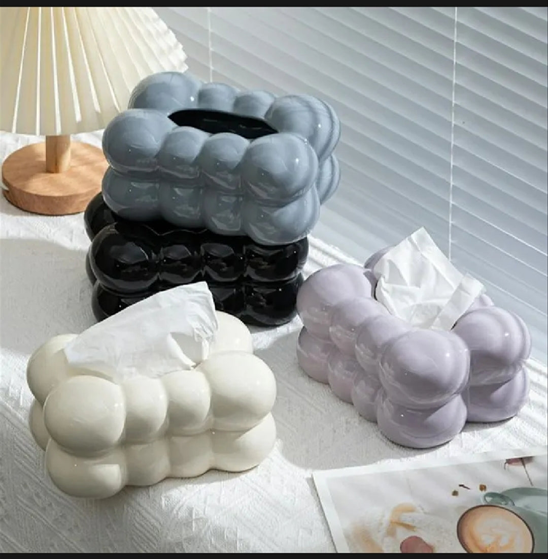 Bubble Tissue Box - Modern Tissue Holder - Tissue Box