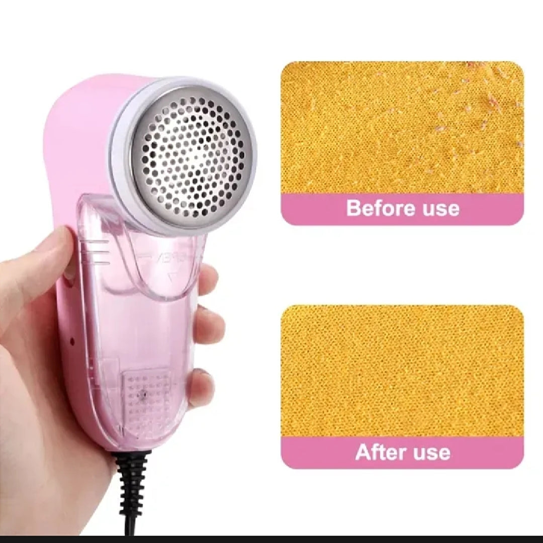 Household Clothes Shaver Fabric Lint Remover Fuzz Electric Fluff portable Brush&blade Professional Lint Remover (Premium Quality with Extra Blades) Corded Operation, Branded Sokany (SK-877)